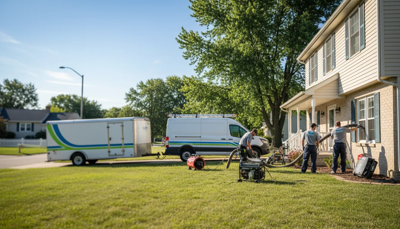 Flooded Basement Restoration And Cleanup With Repair in Aspinwall, IA near me